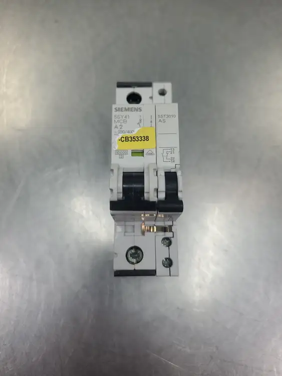 Used Siemens 5SY41MCBA6 Circuit Breaker w/5ST3010AS Auxiliary Circuit Switch Circuit Breakers South Carolina US | Palmetto Automation #1151504