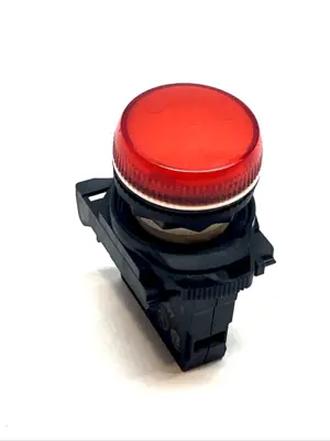 USED ALLEN-BRADLEY RED 22MM PILOT LIGHT OPERATOR IP66 W/ 800F-N3G