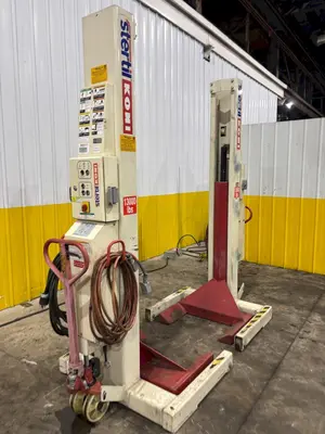 (2) 13,000 LBS STERTIL-KONI MODEL ST-1060 HEAVY DUTY MOBILE COLUMN LIFT JACKS: YOBRO #24508