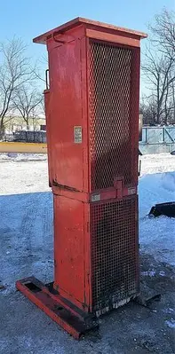 5 Hp Vertical Hydraulic Safety Compactor for Crushing 5 & 35 Gallon Drums/Cans