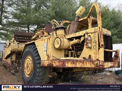 Used 1973 CATERPILLAR 633C Scrapers Louisiana US | Proxy Equipment #1380634