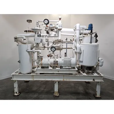Used 7.5HP Intervac Industrial Vacuum Pump Package
