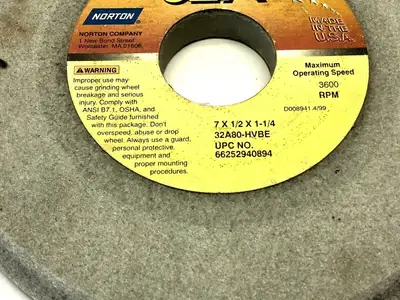 Used NORTON GRINDING WHEELS Tooling & Accessories (Other) Michigan US | Maverick Industrial Sales #1091617