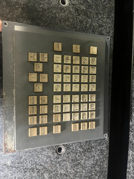 Used FANUC A02B-0281-C125#TBR Keyboards | MachineStation #946982