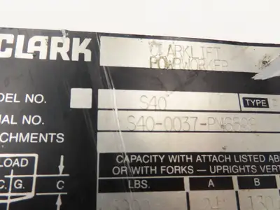 Clark PowrWorker Forklift Walkie Stacker Hydraulic Control Valve Assembly