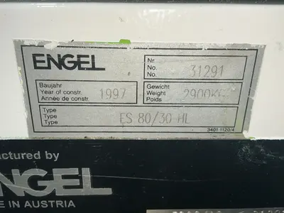 Used 1997 ENGEL ES 80/30 HL Misc Plastics Equipment Ohio US | HGR 24 #1567280