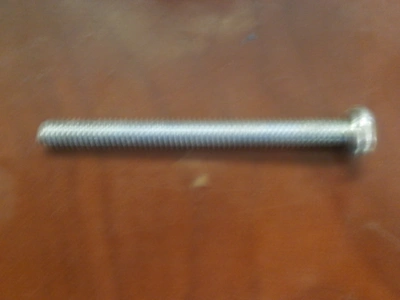 Pan Head Phillip Bolt (8 pcs) 1/4"-20 X 3"  Zinc Plated