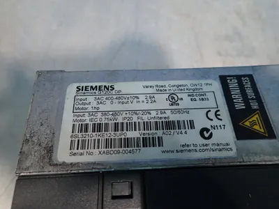 USED SIEMENS 6SL32101KE123UP0