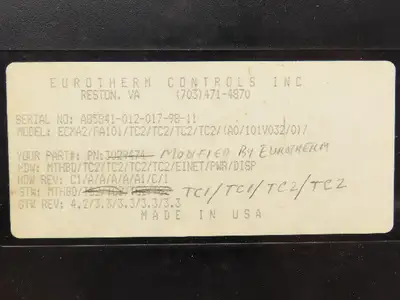 Used EUROTHERM _UNKNOWN_ Industrial Controls Indiana US | Arrow Industrial #1368073