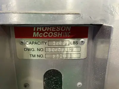 Used THORESON MCCOSH INC _UNKNOWN_ Misc Plastics Equipment Ohio US | HGR 24 #1518124
