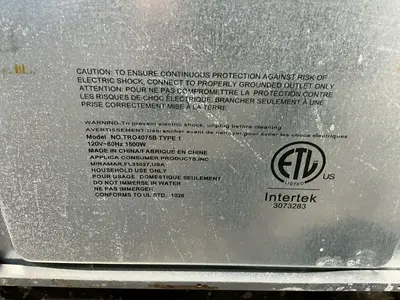 Used BLACK & DECKER TRO4075B Heat Treating Units Ohio US | HGR 24 #1482258