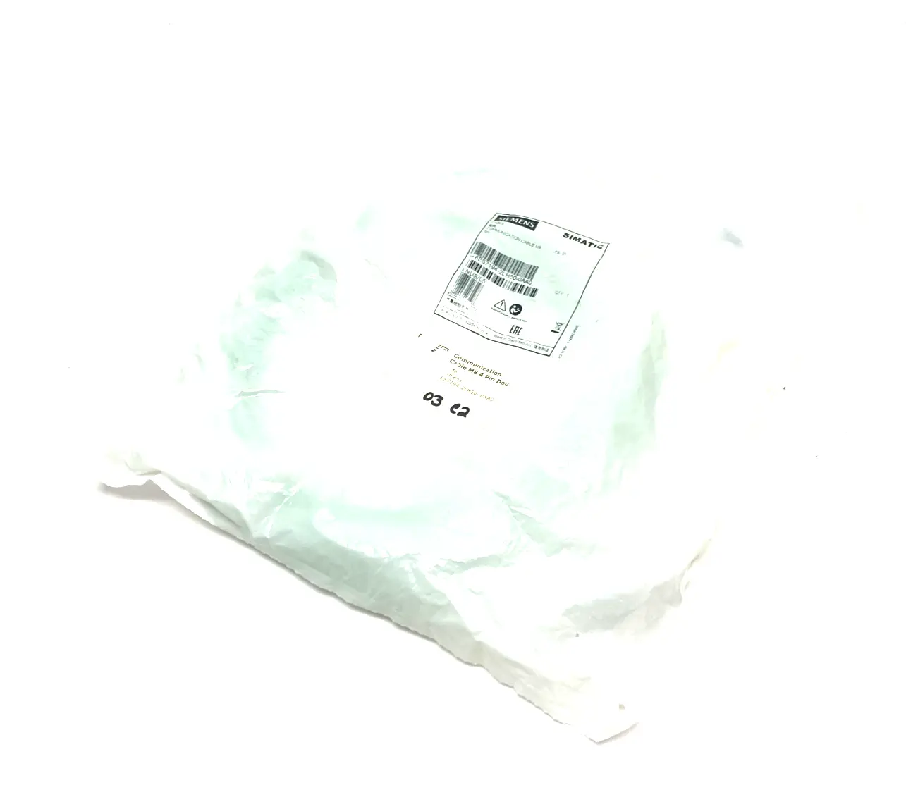 NEW SIEMENS SIMATIC COMMUNICATION BUS CABLE 5M LENGTH M8 CONNECTION