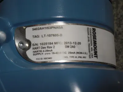 Rosemount 5402AH1I53PNABA Radar Level Transmitter Module New NIB