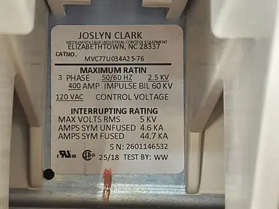 NEW JOSLYN CLARK MVC77U034A25-76