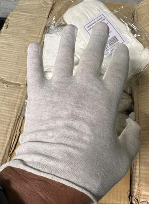 97-501 COTTON INSPECTION GLOVES - WOMEN (1,2