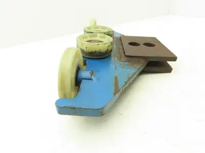 Gorbel Workstation Bridge Crane Hoist Push Trolley Welded Plate 14-3/8"L