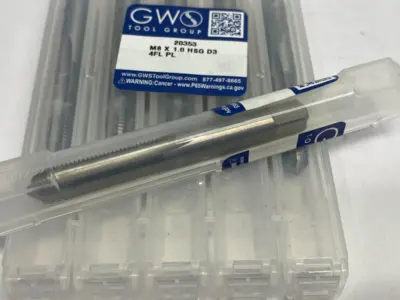 NEW GWS TOOL GROUP HAND TAP M8 X 1.0 HSG D3