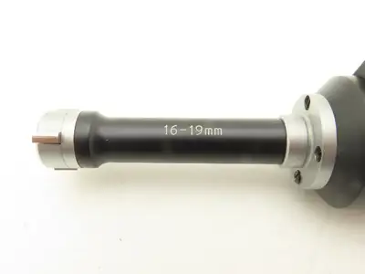 Fowler Sylvac Holemike Digital Micrometer 3pt Bore Gage 16-19mm Range .623-.748"