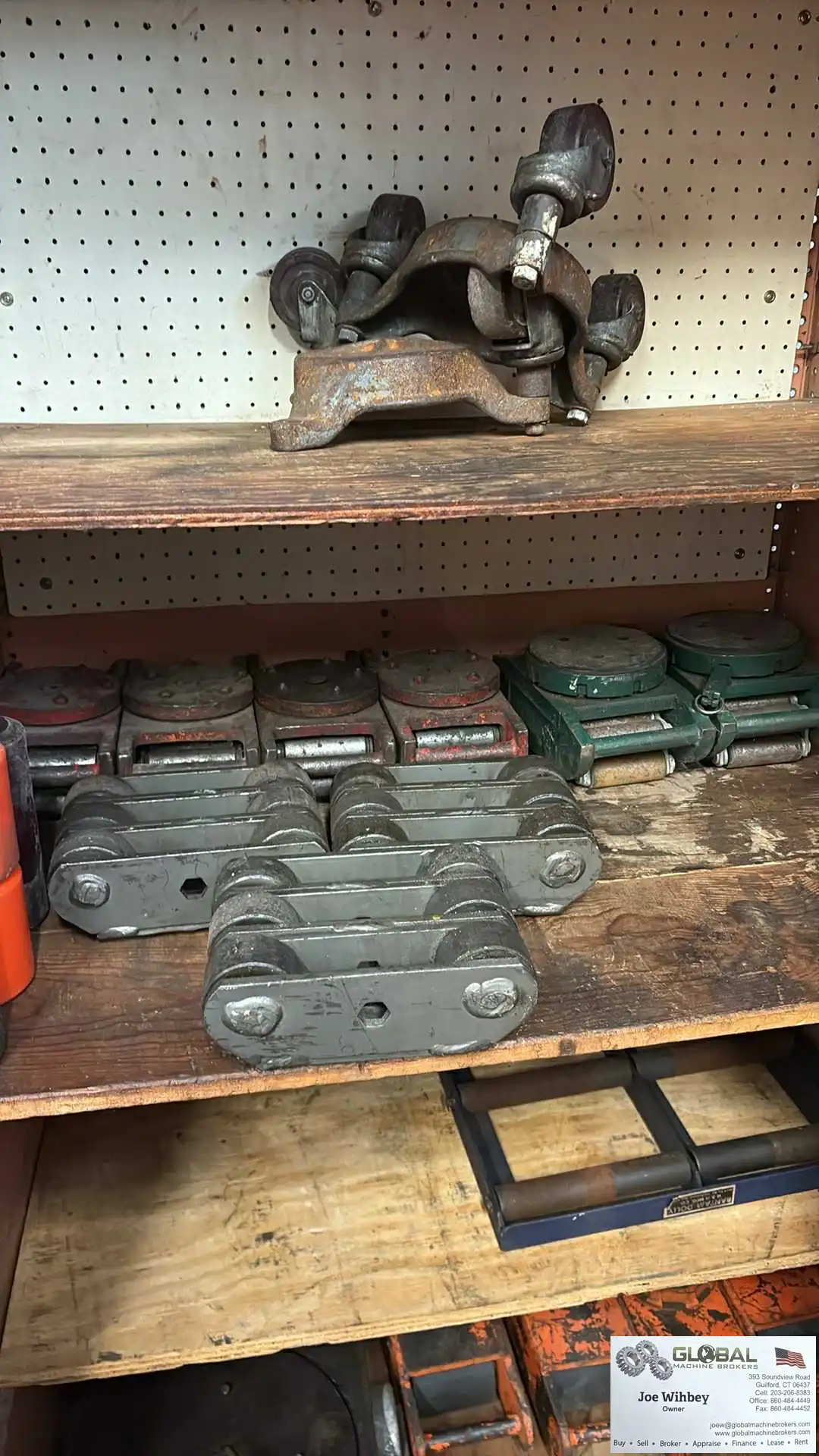 Various Machine Rigging Skates See Description