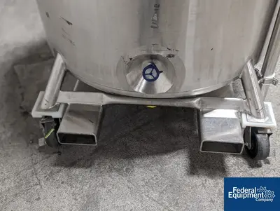 USED DCI Used 600 liter DCI Jacketed Receiver Vessel, Hastelloy C22, 45/150#