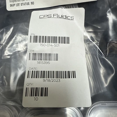 NEW CPS Fluidics EC Tap Fluid Cell, SNL