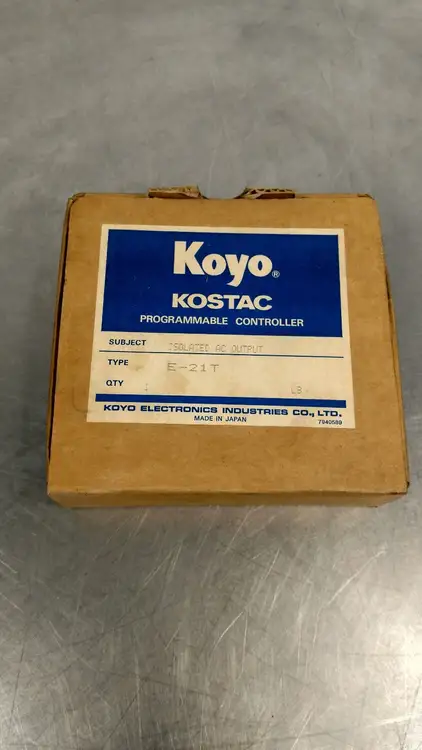 Used KOYO E-21T PLC Input & Output South Carolina US | Palmetto Automation #1505227