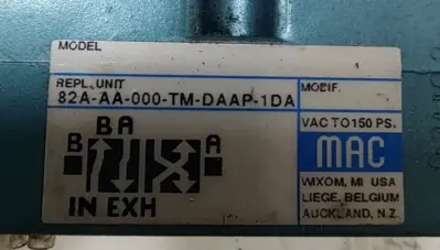 USED M·A·C 82A-AA-000-TM-DAAP-1DA