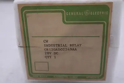 NEW GENERAL ELECTRIC CR120AD02249AA RELAY STOCK G336A