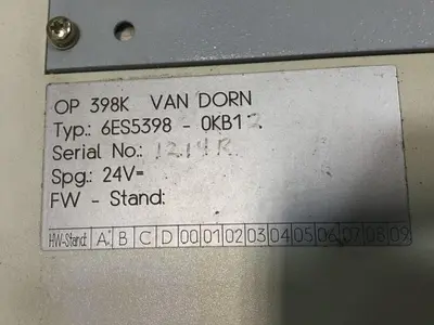 USED VAN DORN 6ES5 398-OKB12