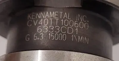 USED KENNAMETAL CV40TT100600