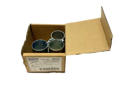 New | in-Stock Hubbell Raco EMT Set-Screw Coupling 1-1/4" LOT OF 3 Electrical Fittings Michigan US | Maverick Industrial Sales #1395710