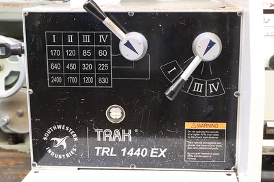 Used 2014 Southwest Ind. TRL1440 ELX, HandWheels,5C Collet,3-Jaw,Steady,5HP CNC Lathes New Jersey US | Machinery Values #1402445