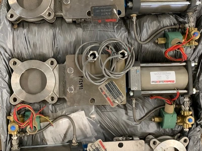 3" 150# Orbinox ET Knife Gate Valve Air Operated , New Storeroom Spare