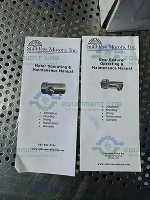 NEW STAINLESS MOTORS SA2C02N04B5T WASHDOWN DUTY MOTOR W/ LIGHTNIN SR MIXER 0.5 HP
