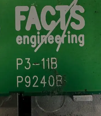 Facts Engineering P3-11B Programmable Cont 11 Slots P3-11B P9240B (4.5.2)