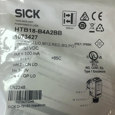 New | in-Stock SICK HTB18-B4A2BB Sensors Indiana US | J&J Industrial Supply #510386