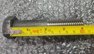 🆕️ *LOT OF 4* Hex Head Bolt 7/8"-9TPI X 4-1/4 ⚡️🇺🇸 SHIP