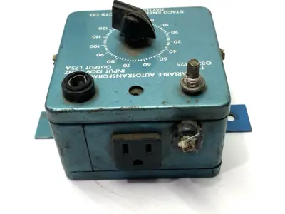 USED STACO VARIABLE TRANSFORMER CUT CORD
