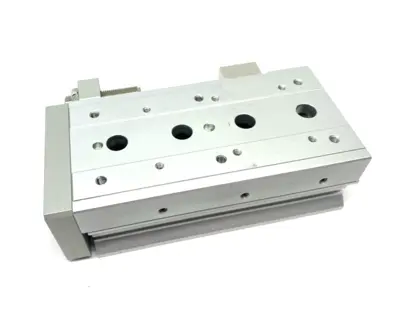 New | in-Stock Fabco-Air Double-Acting Pneumatic Linear Guided Slide Actuator Pneumatic Cylinders Michigan US | Maverick Industrial Sales #1398038