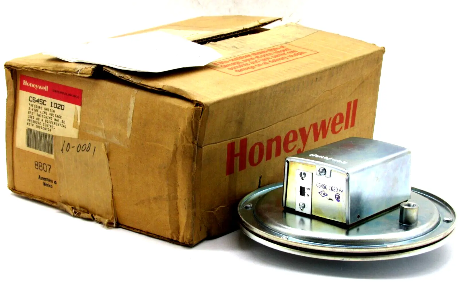 NEW HONEYWELL C645C 1020 PRESSURE SWITCH C645C1020