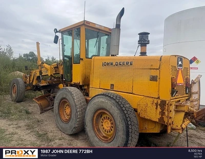 Used 1987 DEERE 772BH Motor Graders Minnesota US | Proxy Equipment #1486182