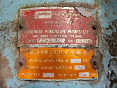 Used GRAHAM 1PV8255 Vacuum Pumps Ohio US | Equipment Recovery Corp. #1331419