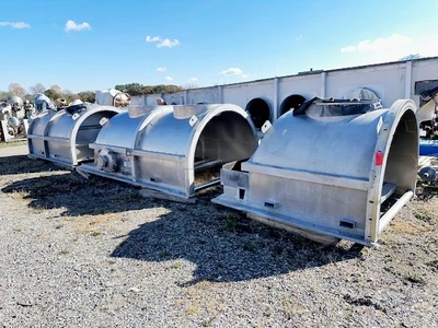 30' L x 70" Wide Carrier Fluid Bed Dryer With Heater