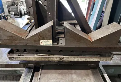 3.5"  x 40 TAPER TOS MODEL #W9 ROTARY TABLE HORIZONTAL BORING MILL WITH FACING HEAD : YOBRO 25160