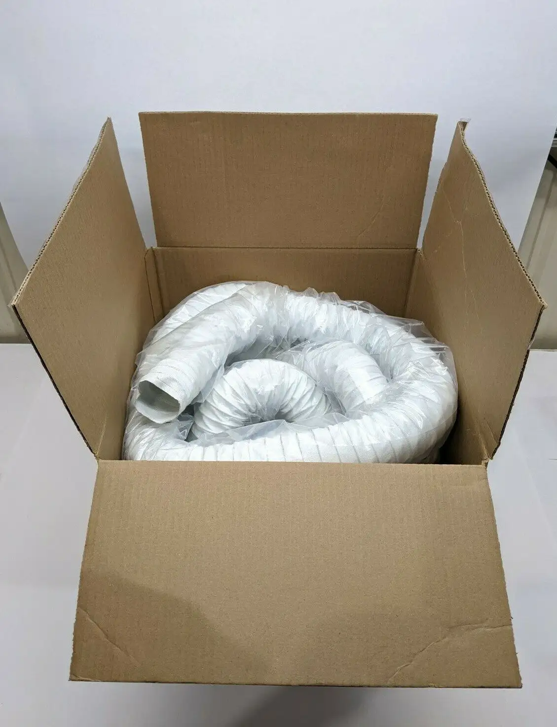 New | in-Stock FLEXHAUST WHITE HOSE 2.5” ID X 25’ FEET Hoses | Maverick Industrial Sales #1115306