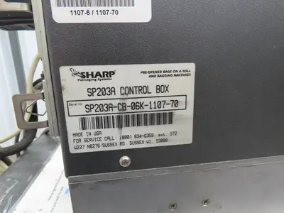 Sharp MAX 12 Bagging System Automatic Labeler SP203A Bagger Machine