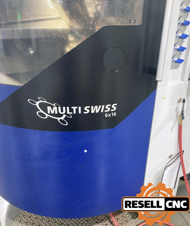 Used 2018 Tornos MultiSwiss 6x16 Swiss Type Automatic Screw Machines Florida US | Resell CNC #884316