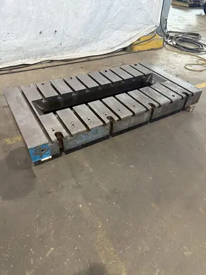 36" X 72" T-SLOTTED BOLSTER PLATE. STOCK #0132325
