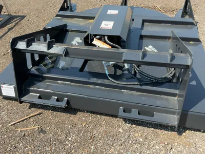 New JCT 72” Brush Mower Skid Steer Attachment, hydraulic driven with hoses and quick coupler fitting...