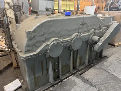 16" WIDE X 14" ROLL DIAMETER 2-HI  INTERNATIONAL 100 HP ROLLING MILL. STOCK # 0886125